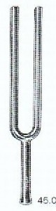Stimmgabel rund, gross 4x8