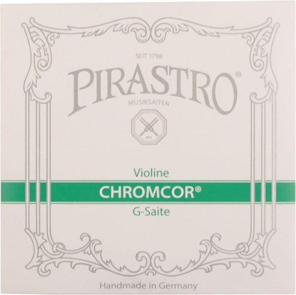 Pirastro Chromcor Saitensatz 1/2 - 3/4 Geige/Violine Kohlenstoffstahl Chrom umsponnen mittel