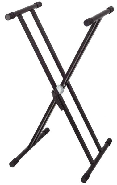 BSX Keyboardständer doppelstrebig schwarz Easy Gear System