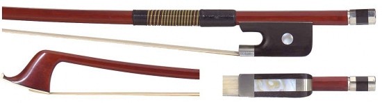 GEWA 1/4 Bassbogen Französisches Modell, Brasilholz, gute Qualität, kantige Stange