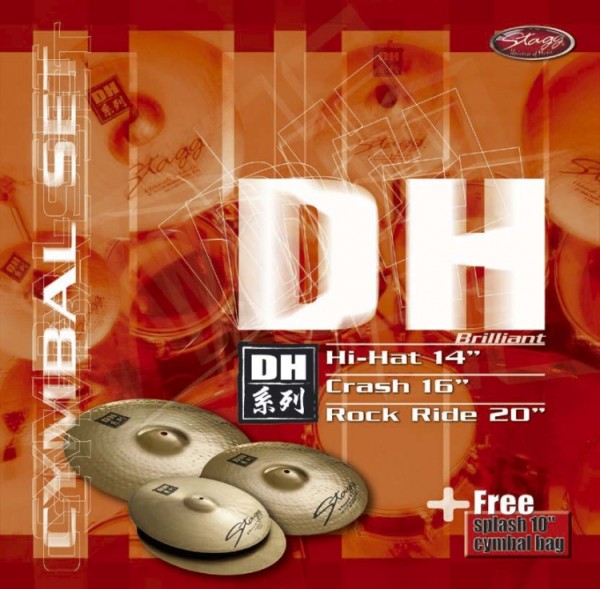 Stagg DH-SET B Doppelt gehämmert Beckensatz