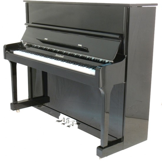 Steinbach Klavier - Schwarz poliert - 123 Classic, Softclose (unser meistverkauftes)