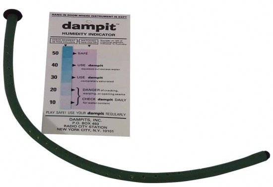 Dampit Befeuchter mit Feuchtigkeitsgrad-Anzeige für Geige / Violine