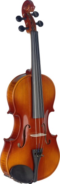 Stagg VN-4/4 L 4/4 Geige im Set mit Softcase Hartholzgriffbrett Kunststoffwirbel