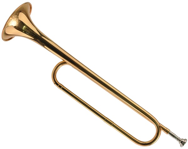 Steinbach Bb-Fanfare Signalhorn Goldmessing