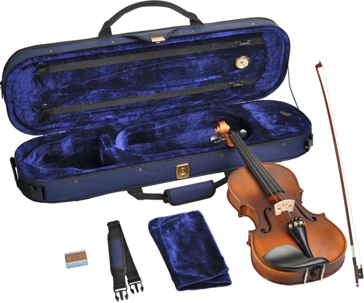 Geige Violine Kindergeige Schülergeige Geigenset 1/32 Ebenholzgarnitur < 3 J. 