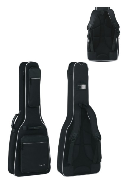 Gewa 4/4 Gitarrentasche in schwarz für Konzertgitarren 25mm Prestige 25 Line