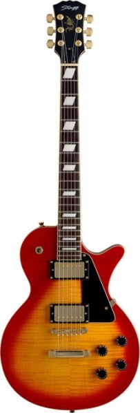 Stagg L500-CS Quilted Rock ,L, E-Gitarre
