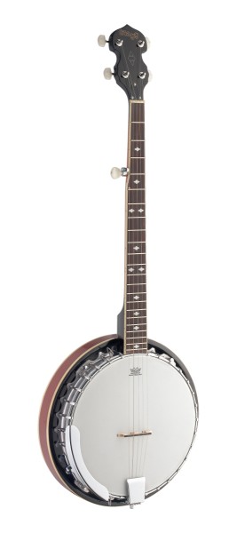 Stagg BJM30 DL 5-saitiges Bluegrass Deluxe Banjo mit Metall-Kessel