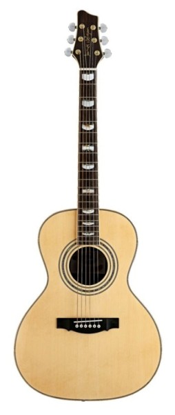 Stagg NA74F Akustik Folk-Gitarre mit massiver A-Klasse Fichtendecke