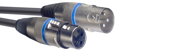 Stagg MC-10XX DL/BLH Mikrofon Kabel - XLR / XLR - Blauer Ring