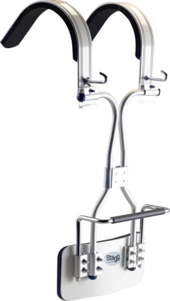 Stagg MACA-BD20 WH Marching Tragegestell für Bassdrum weiß