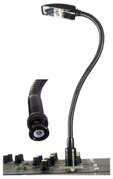 Stagg GL-200 Gooseneck Licht mit BNC-Steckverbinder für Mixer