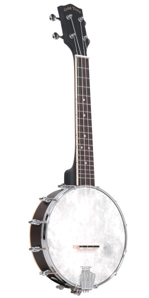 Gold Tone BU-1 4-Saiter, offener Bautyp, Konzert Banjo-Ukulele mit Tonabnehmer und Tasche