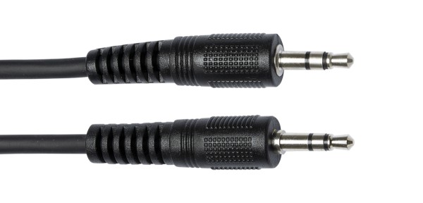 Stereo-Audio-Kabel, Miniklinke/Miniklinke (m/m), 60 cm