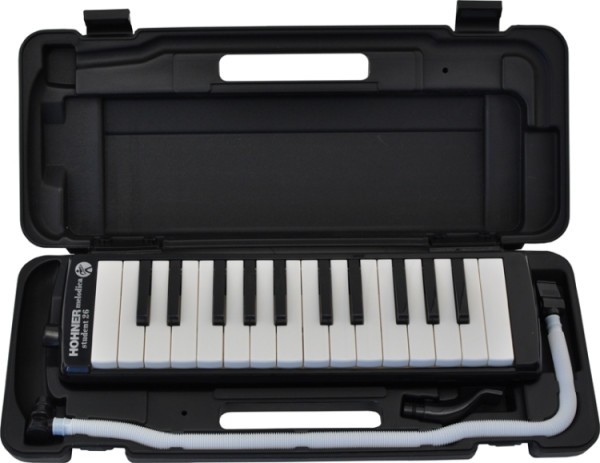 Hohner Student Melodica 26 Tasten in schwarz inkl. Anblasschlauch