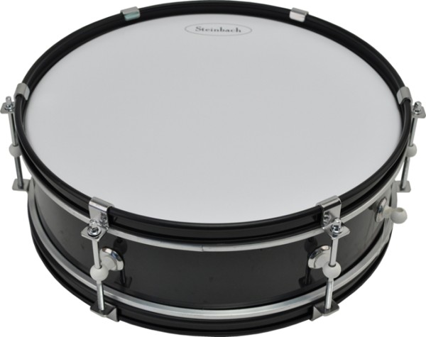 Steinbach Marching Snare Drum 14 Zoll schwarz mit Trageriemen