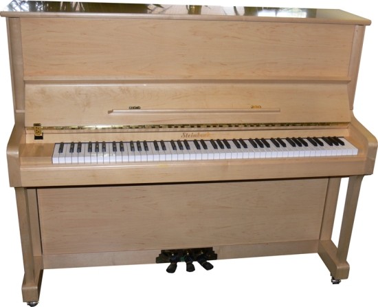 Steinbach Klavier - Ahorn satiniert - 123 Classic, Softclose