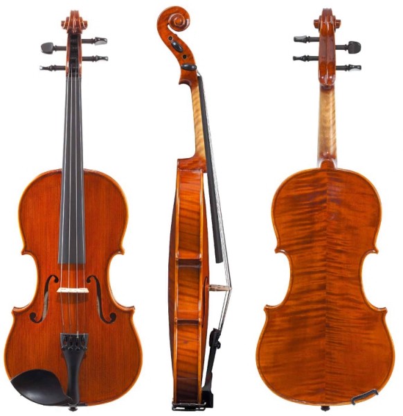 Gewa Geige Concerto 3/4 vollmassive Violine mit geflammten Boden von GEWA