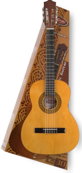 Stagg C530 PACK 3/4 Klassik Gitarre mit Fichtendecke u. Zubehör