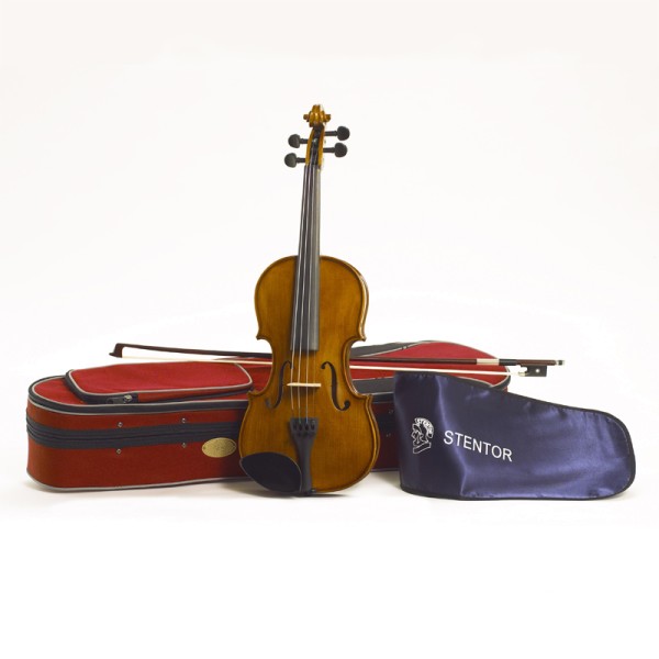 Stentor SR1500SNA Geige / Violine 4/4 seidenmatt Student II Modell 1500 im Rechteckkoffer