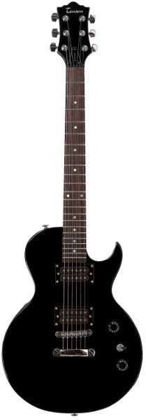 Tenson 4/4 E-Gitarre Nashville LP-Special in schwarz