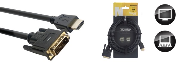 N-Serie HDMI 1.4 an DVI Dual Link Kabel