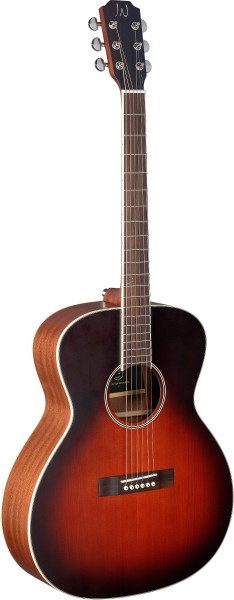 J. N. EZR-J EZR-J Akustik Jumbo Gitarre mit massiver Decke Zeder, Esra Serie