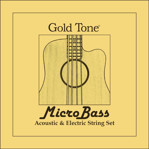 Gold Tone MBS Aquila Thunderguts Polymer Saiten für Micro-Bass