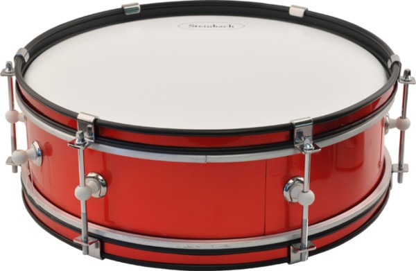 Steinbach Marching Snare Drum 14 Zoll rot mit Trageriemen