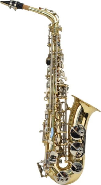 Steinbach Eb- Altsaxophon zweifarbig - Silber/Messing