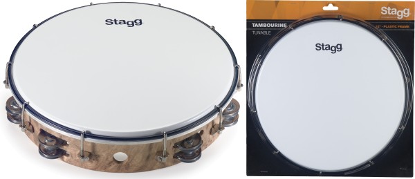 Stagg TAB-212P/WD 12 Zoll stimmbares Kunststoff Tambourin