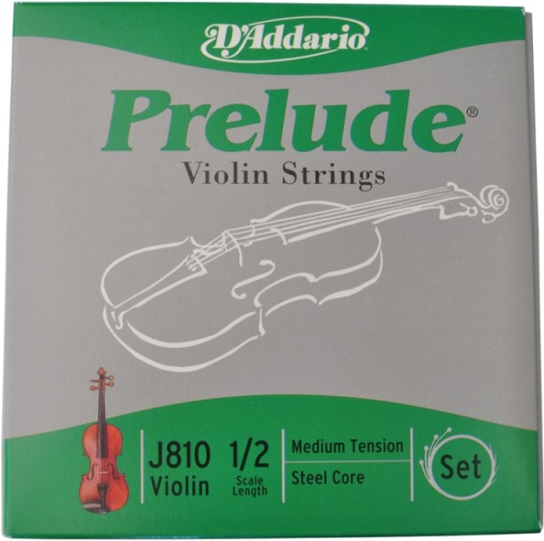 D`Addario Prelude Saitensatz 1/2 Geige/Violine E-Saite Stahl blank mittel