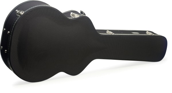 Stagg GCX-J BK Black Tweed Deluxe-Koffer für Jumbo-Gitarre