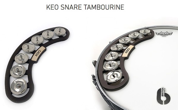 KEO abnehmbares Snare-Tamburin mit Magnetbefestigung