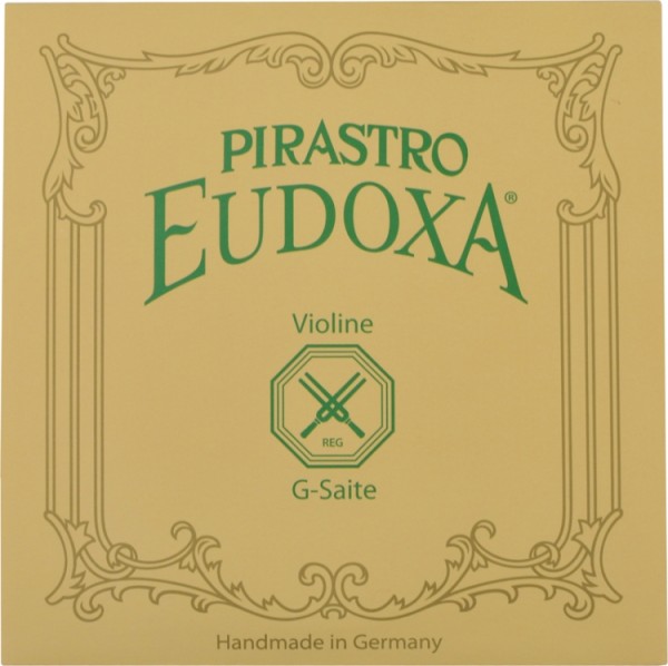 Pirastro Eudoxa Saitensatz 4/4 Geige/Violine Darm E-Saite Stahl Alu umsponnen mittel