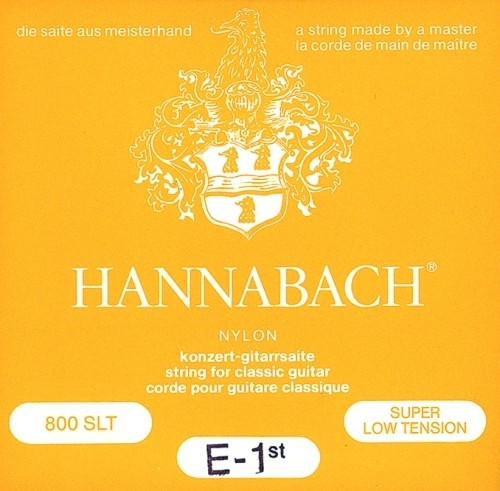 Hannabach Saiten schwarz für Klassik Gitarre Nylon versilbert umsponnen