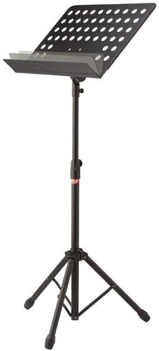 Stagg MUS-C5 TF Orchesterpult mit Lochbleichauflage, Metall, schwarz