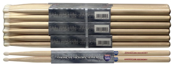 Stagg SH5AN American Hickory Drumsticks Nylon Tip / 5A / Preis für 1 Paar