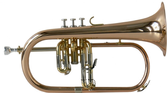 Steinbach Flügelhorn Rotmessing in Bb Stimmung SFLH-200 mit Leichtetui
