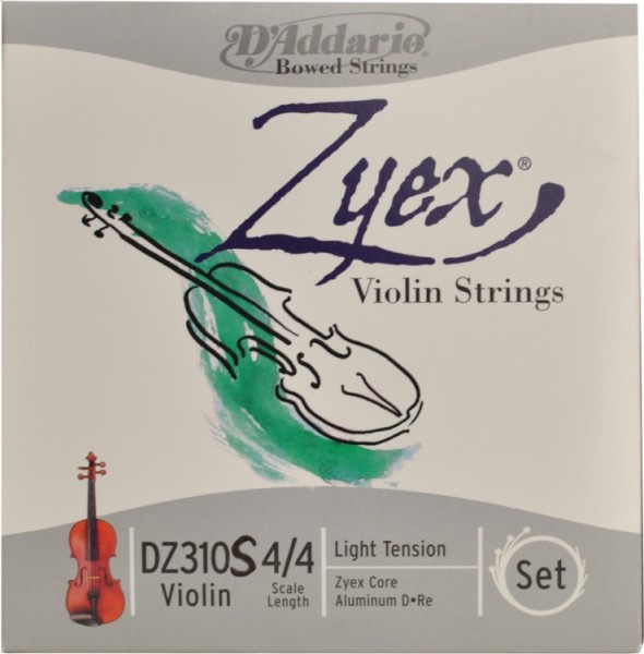 D`Addario Zyex Saitensatz 4/4 Geige/Violine E-Saite Carbonstahl verzinnt dünn
