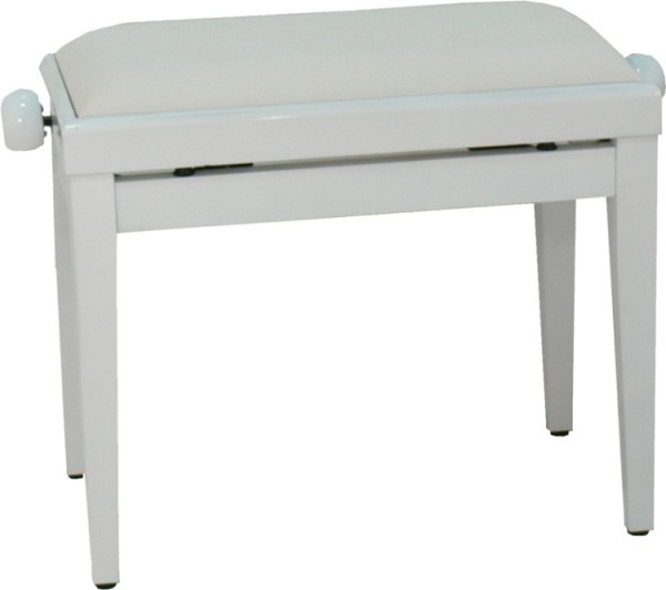 Stagg PB40 WH P Klavierbank in Weiss poliert Modell PB 40