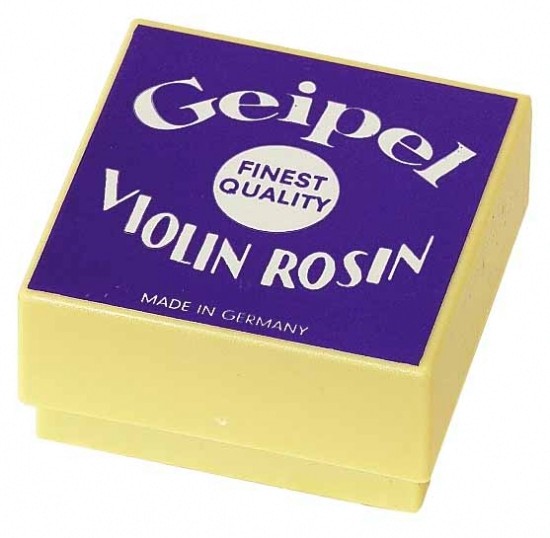Geipel Antiallergen Kolophonium für Violine / Viola in Kunstoffbox