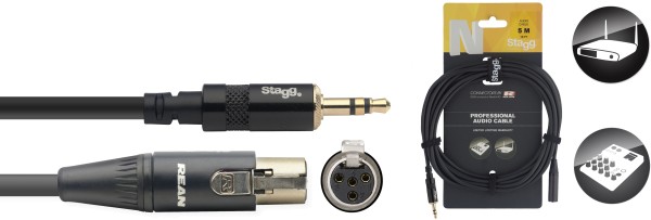 N-Serie Audio Cable - Stereo Mini Phono Stecker / Mini 4pin