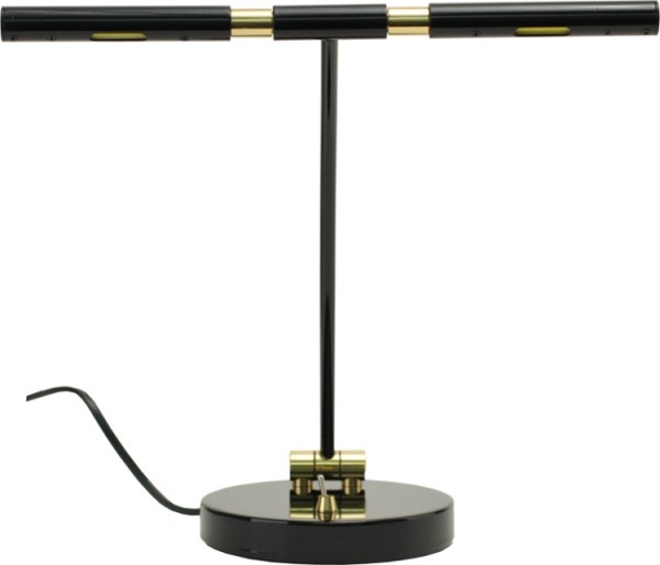 Jahn LED- Klavierlampe in Schwarz glanz