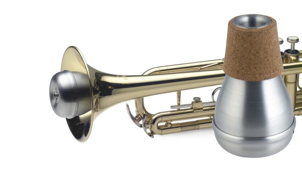Kompakter Übungsdämpfer für Trompete