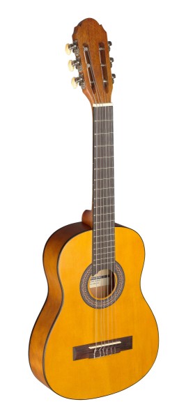 Stagg 405 M NAT 1/4 Kindergitarre Konzertgitarre natur matt klassische Gitarre mit Lindendecke
