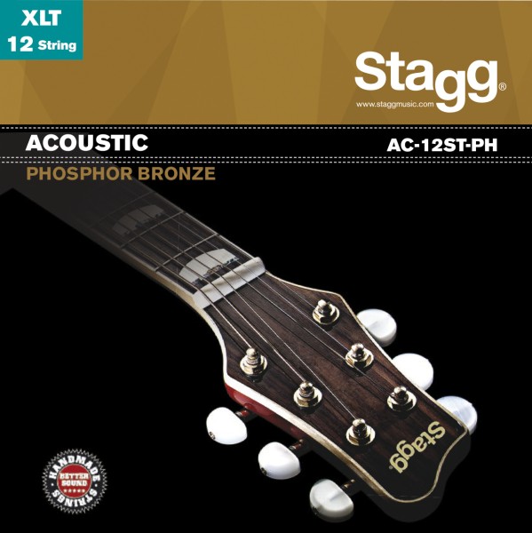 Stagg Gitarrensaiten für 4/4 Akustikgitarre Phosphor Bronze