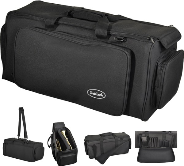 B-Ware Steinbach Trompetentasche für 2 Trompeten aus hochwertigem Cordura 600 Denier 20 mm Polsterun