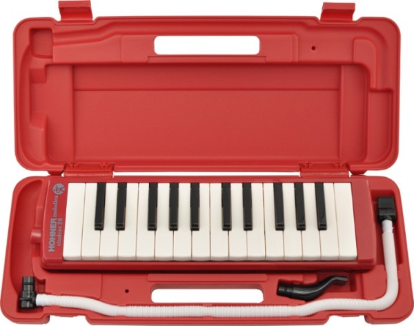 Hohner Student Melodica 26 Tasten in rot inkl. Anblasschlauch ABVERKAUF